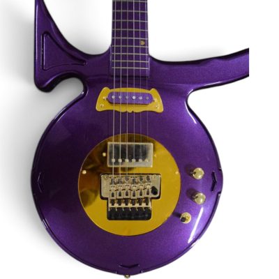 Custom Ember Prince Love Symbol Violet Purple Floyd Rose Tremolo 6 String Guitar - Image 2
