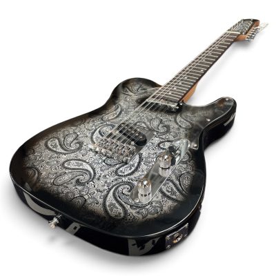 Custom Regent Black Paisley 12 String Electric Guitar