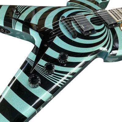 Custom Titan Audio Wylde Pelham Blue Vertigo Hammer Electric Guitar - Image 5