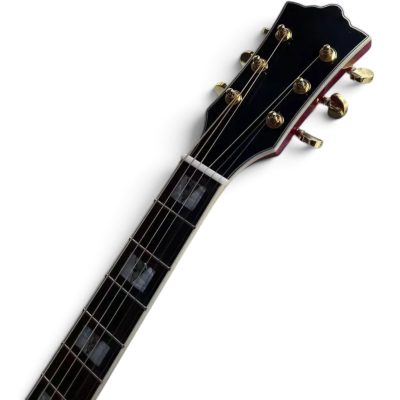 Custom Vile Barry S4BG Songbird Crimson Red Acoustic Electric Guitar - Image 7