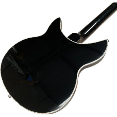 Custom Nova Checkerboard Bindings Black 360 George Harrison Finish 12 String Guitar - Image 3
