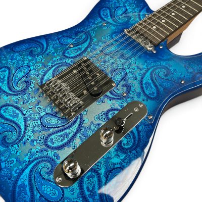 Custom Regent Blue Paisley 12 String Electric Guitar - Image 5