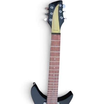 Custom Nova Jetglo Black 325C64 21 Inch Scale Length John Lennon Guitar Bigsby Tremolo - Image 5