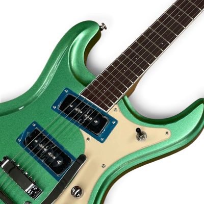 Custom Sapphire Ventures Metallic Green Johnny Guitar Tremolo - Image 15
