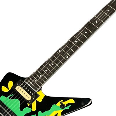 Custom Aurelius Dimebag Trend Alien Skull Camo Floyd Rose Tremolo Guitar - Image 5
