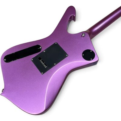 Custom Axis Iceman Paul Stanley Floyd Rose Tremolo Guitar Metallic Purple White Stars - Image 3