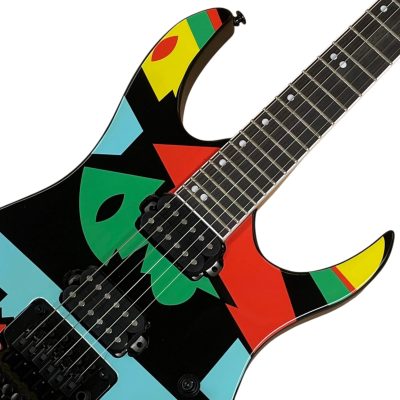 Custom Axis JPM100 Abstract Petrucci Design Picasso Electric Guitar Ebony Fretboard - Image 15