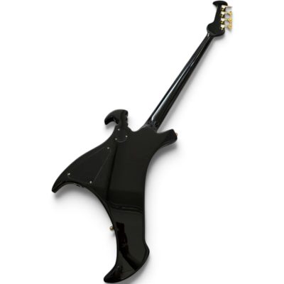 Custom Pulse Buzzard Black John Entwistle 4 String Bass Number Fretboard Inlays - Image 5