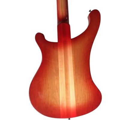 Custom Nova 4003 Flame Red Fireglo Chrome Hardware 4 String Bass - Image 2