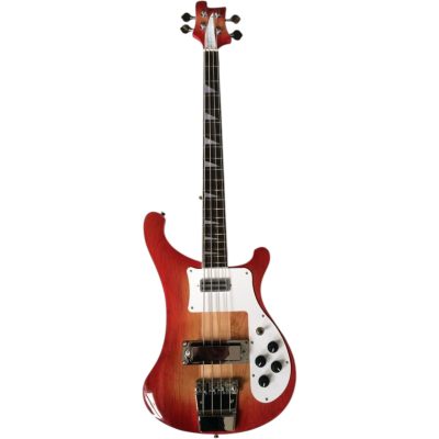 Custom Nova 4003 Flame Red Fireglo Chrome Hardware 4 String Bass - Image 6