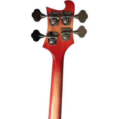 Custom Nova 4003 Flame Red Fireglo Chrome Hardware 4 String Bass - Image 7