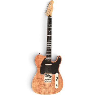 Custom Regent Natural Ash Burl 6 String Guitar - Image 8