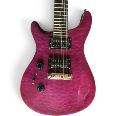 Custom Monarch Santana 24 Purple Quilted Maple Top Guitar