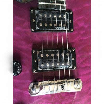 Custom Monarch Santana 24 Purple Quilted Maple Top Guitar - Image 8