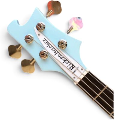Custom Nova 4003 Sky Blue 4 String Bass - Image 4
