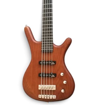 Custom Pulse Corvette Standard Bubinga Swamp Ash 5 String Bass