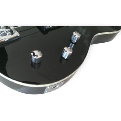 Custom Regent Asat Tom Semi Hollow Jet Black 4 String Bass - Image 2