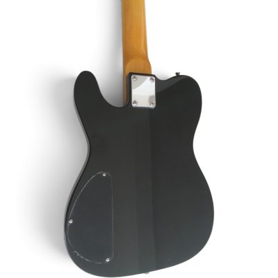 Custom Regent Asat Tom Semi Hollow Jet Black 4 String Bass - Image 6