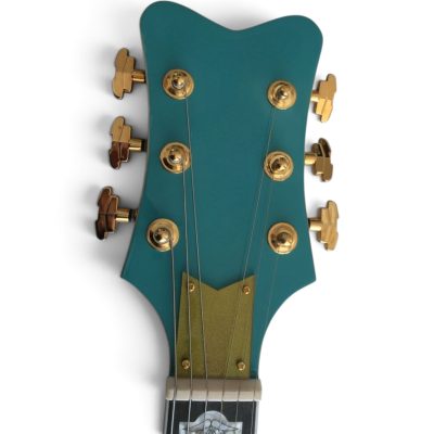 Custom Sovereign Bo Diddley G5810 Sea Foam Green Finish Electric Guitar Bigsby Tremolo - Image 3