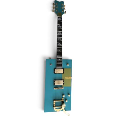 Custom Sovereign Bo Diddley G5810 Sea Foam Green Finish Electric Guitar Bigsby Tremolo - Image 4