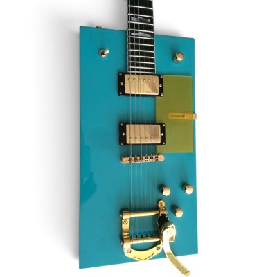 Custom Sovereign Bo Diddley G5810 Sea Foam Green Finish Electric Guitar Bigsby Tremolo