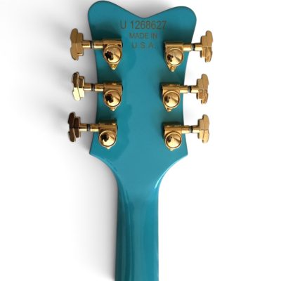 Custom Sovereign Bo Diddley G5810 Sea Foam Green Finish Electric Guitar Bigsby Tremolo - Image 7