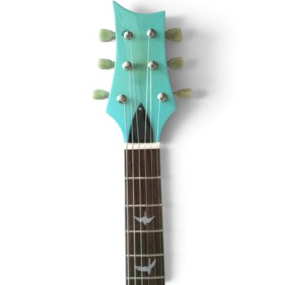 Custom Monarch Alex Aqua Marine Turquoise Electric Guitar P90 3 Pickups - Image 5