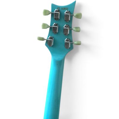 Custom Monarch Alex Aqua Marine Turquoise Electric Guitar P90 3 Pickups - Image 2