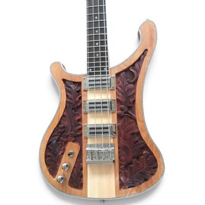 Custom Nova Left Handed Lemmy Kilmister 4004 Engrave Carved 4 String Bass