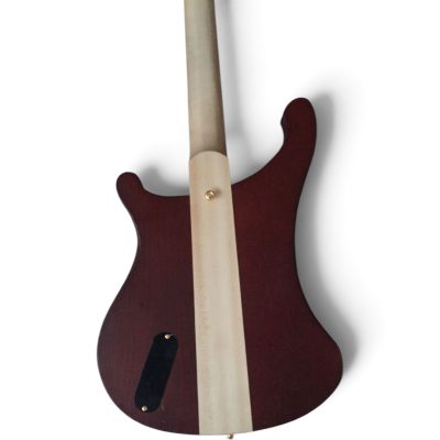 Custom Nova Lemmy Kilmister 4004 Walnut Stain Engrave Carved 4 String Bass - Image 9