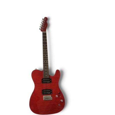 Custom Regent Jim Adkins Red Flamed Maple Top Electric Guitar - Image 9