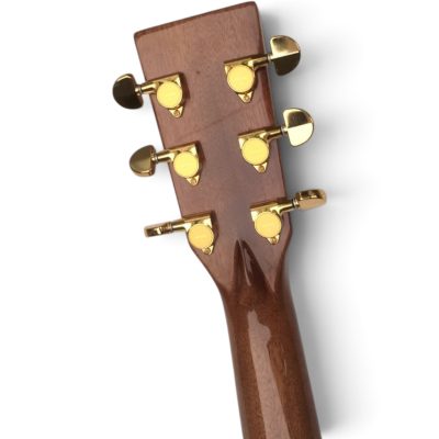 Custom Vertex Natural Solid Spruce Top Acoustic Electric Guitar D45 Fishman EQ - Image 9