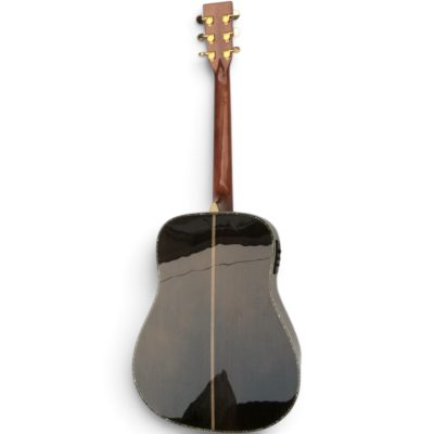 Custom Vertex Natural Solid Spruce Top Acoustic Electric Guitar D45 Fishman EQ - Image 8