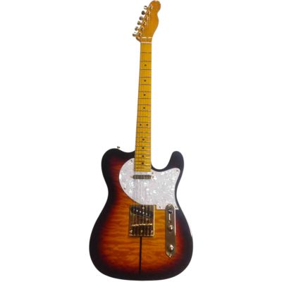 Custom Regent Haggard Merle Tuff Dog Sunburst 7.25 Inch Radius Neck Guitar - Image 5