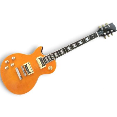 Custom Crown Slash Appetite Amber Flamed Maple Top Zebra Humbucker Pickups Electric Guitar - Image 6