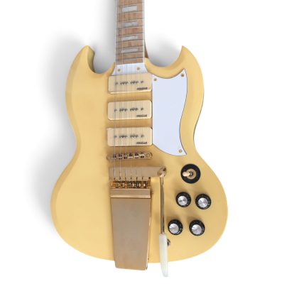 Custom Crown SG Ivory 12 String Electric Guitar 3 P90 Pickups