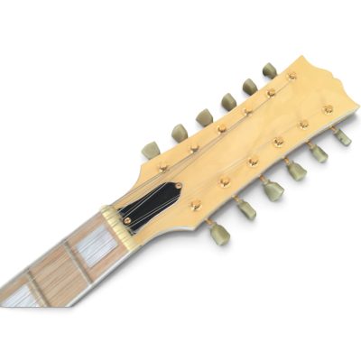 Custom Crown SG Ivory 12 String Electric Guitar 3 P90 Pickups - Image 6