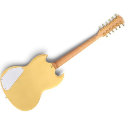 Custom Crown SG Ivory 12 String Electric Guitar 3 P90 Pickups - Image 9