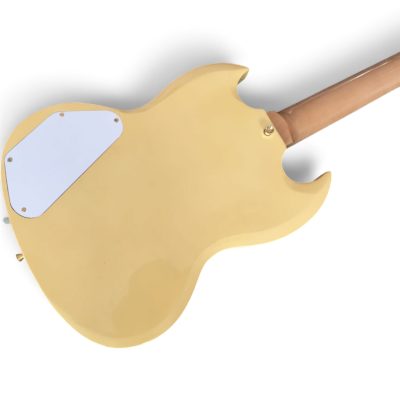 Custom Crown SG Ivory 12 String Electric Guitar 3 P90 Pickups - Image 2
