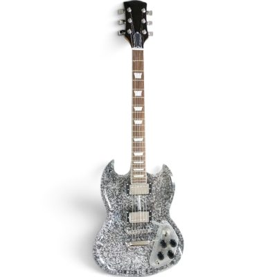 Custom Crown SG Plexiglass Acrylic Lucite Electric Guitar - Image 10