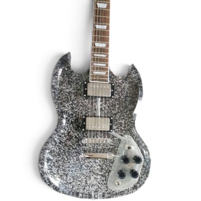 Custom Crown SG Plexiglass Acrylic Lucite Electric Guitar