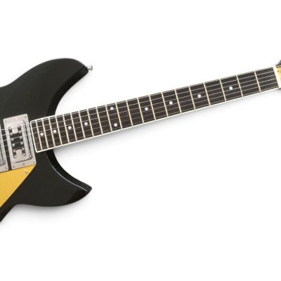 Custom Nova Black Jetglo 325 Lennon 6 String Electric Guitar Gold Pickguard - Image 6