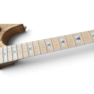 Custom Axis Steve Double Neck Ash Wood Finish Jem 6 String Acoustic And 6 String Electric Guitar - Image 6