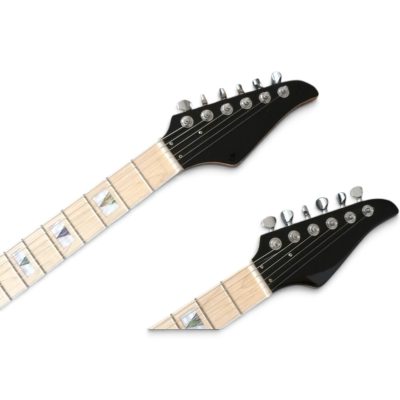 Custom Axis Steve Double Neck Ash Wood Finish Jem 6 String Acoustic And 6 String Electric Guitar - Image 7