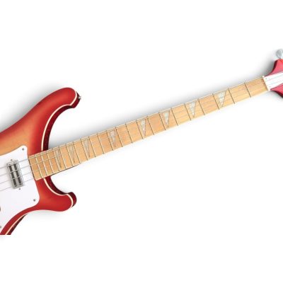 Custom Nova 4003 Fireglo 4 String Bass Maple Fretboard - Image 7