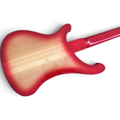 Custom Nova 4003 Fireglo 4 String Bass Maple Fretboard - Image 9