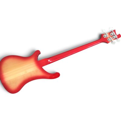 Custom Nova 4003 Fireglo 4 String Bass Maple Fretboard - Image 2
