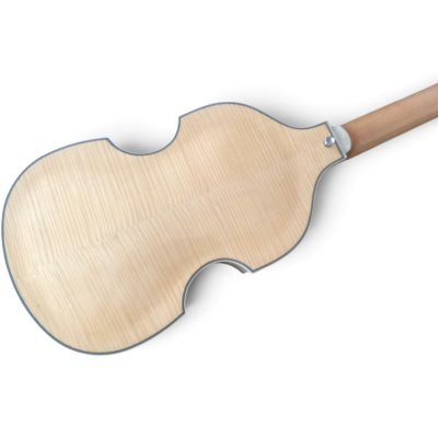 Custom Vale Violin Jack Paul McCartney Finish 500/1 4 String Bass Flamed Maple Back - Image 4