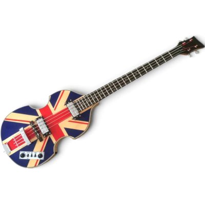 Custom Vale Violin Jack Paul McCartney Finish 500/1 4 String Bass Flamed Maple Back - Image 2