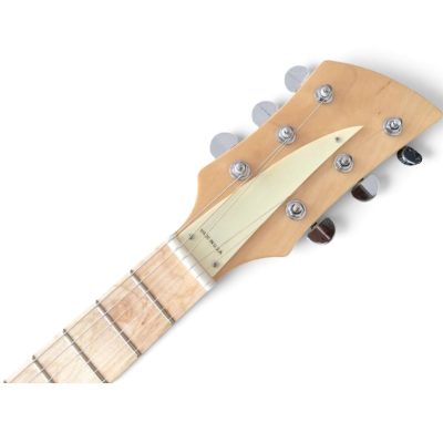 Custom Nova Natural Finish 325C64 21 Inch Scale Length Lennon Maple Fretboard Guitar Bigsby Tremolo - Image 4